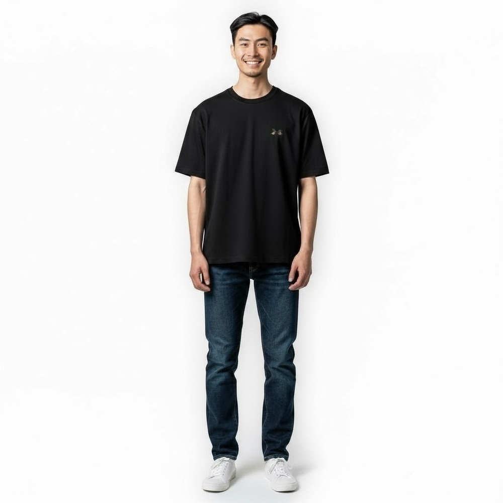 Under Armour HeatGear Tech Tee Men’s Size L Loose Fit Black Workout Shirt